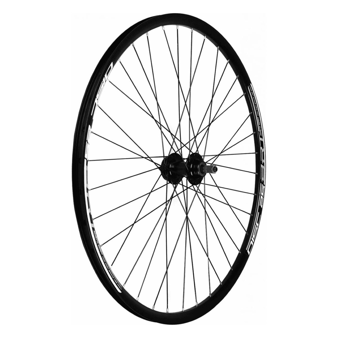 26' Rear MTB Wheel in Aluminum for 7/8V Disc, 36 Holes - 1