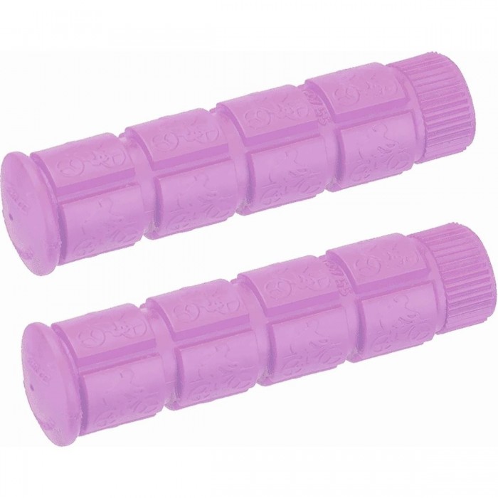 Poignées Ngrip Roses en Caoutchouc 120mm pour Adultes - Confort et Style - 1