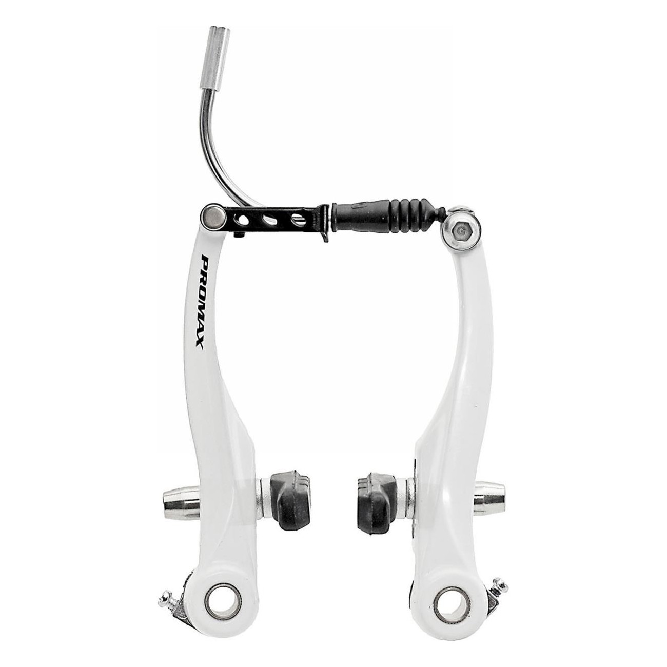 Promax V-Brake Body in White Aluminum 110 mm - EN 14766 Certified - 1