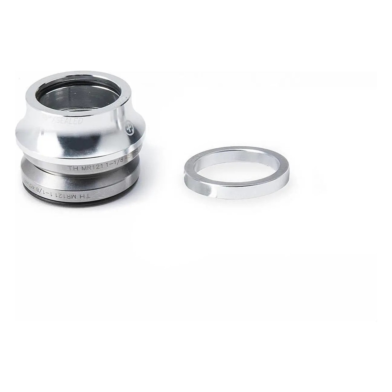 Sealed Echo Cap in Glossy Silver with High-Quality FSA Bearings - 1