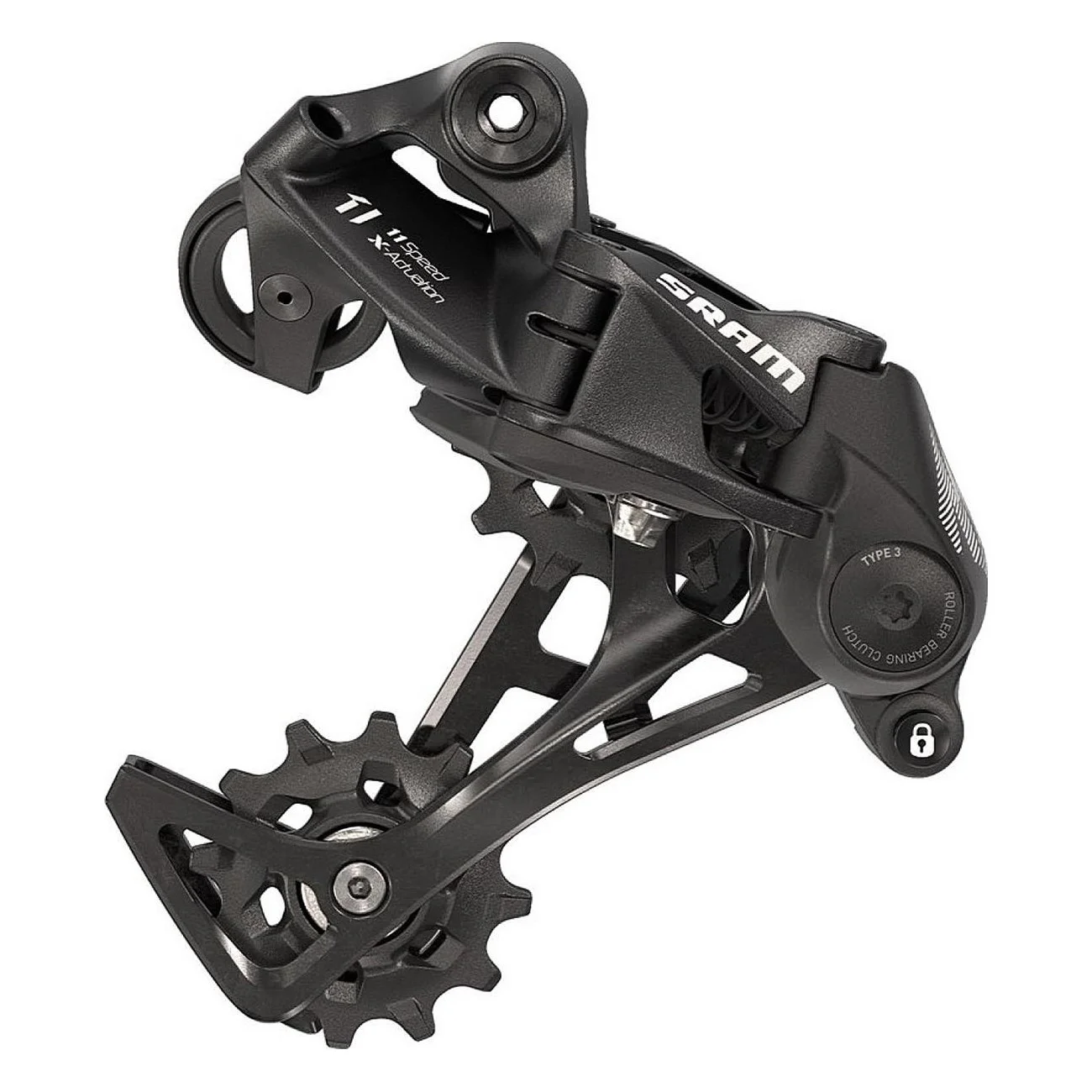 SRAM NX 1x11 Hinterradschaltung, lange Käfig, schwarz, 42T, X-HORIZON - 1