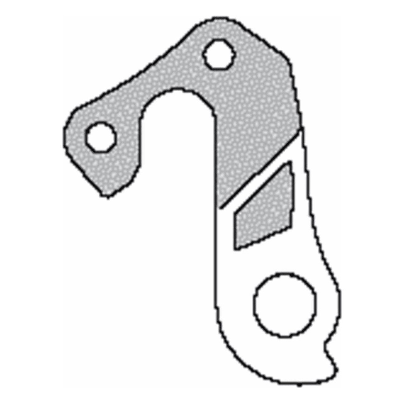 GH-162 Aluminum Derailleur Hanger - Durable and Lightweight for Bicycle - 1