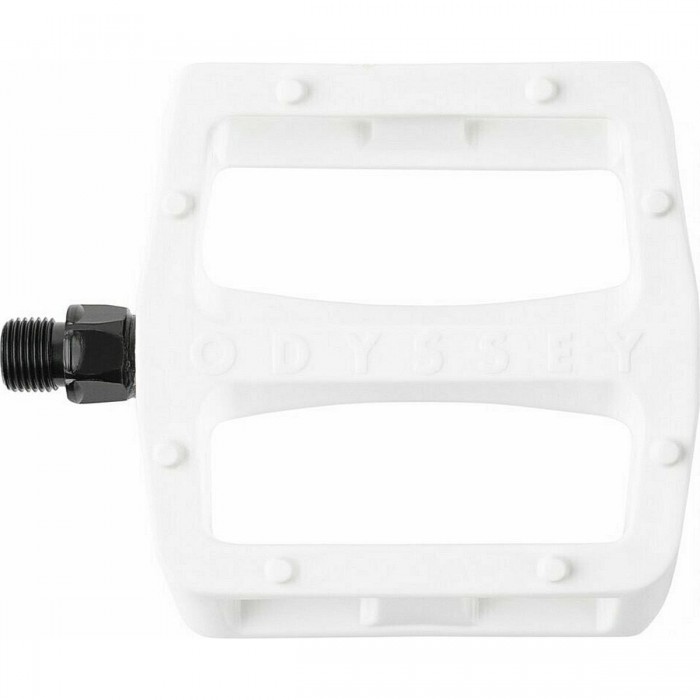 Pedal Grandstand V2 Odyssey 9/16' Blanco para BMX - Estabilidad y Comodidad - 1