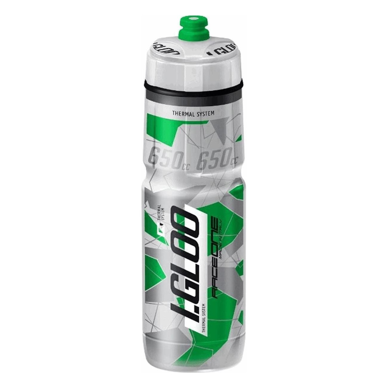 Borraccia Termica 650ml IGLOO 2.0 Verde by RaceOne - Design Moderno e Funzionale - 1 - Borracce - 8052747193080