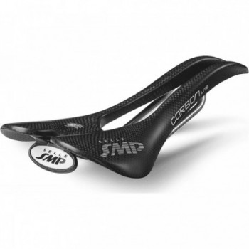 Selle Carbon Lite Noire 2018 pour VTT, Route et Gravel - Légère et Résistante, 175g - 1