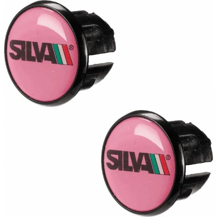 Pink Road Bike Handlebar Plugs - 2 Durable and Lightweight Pieces - 1