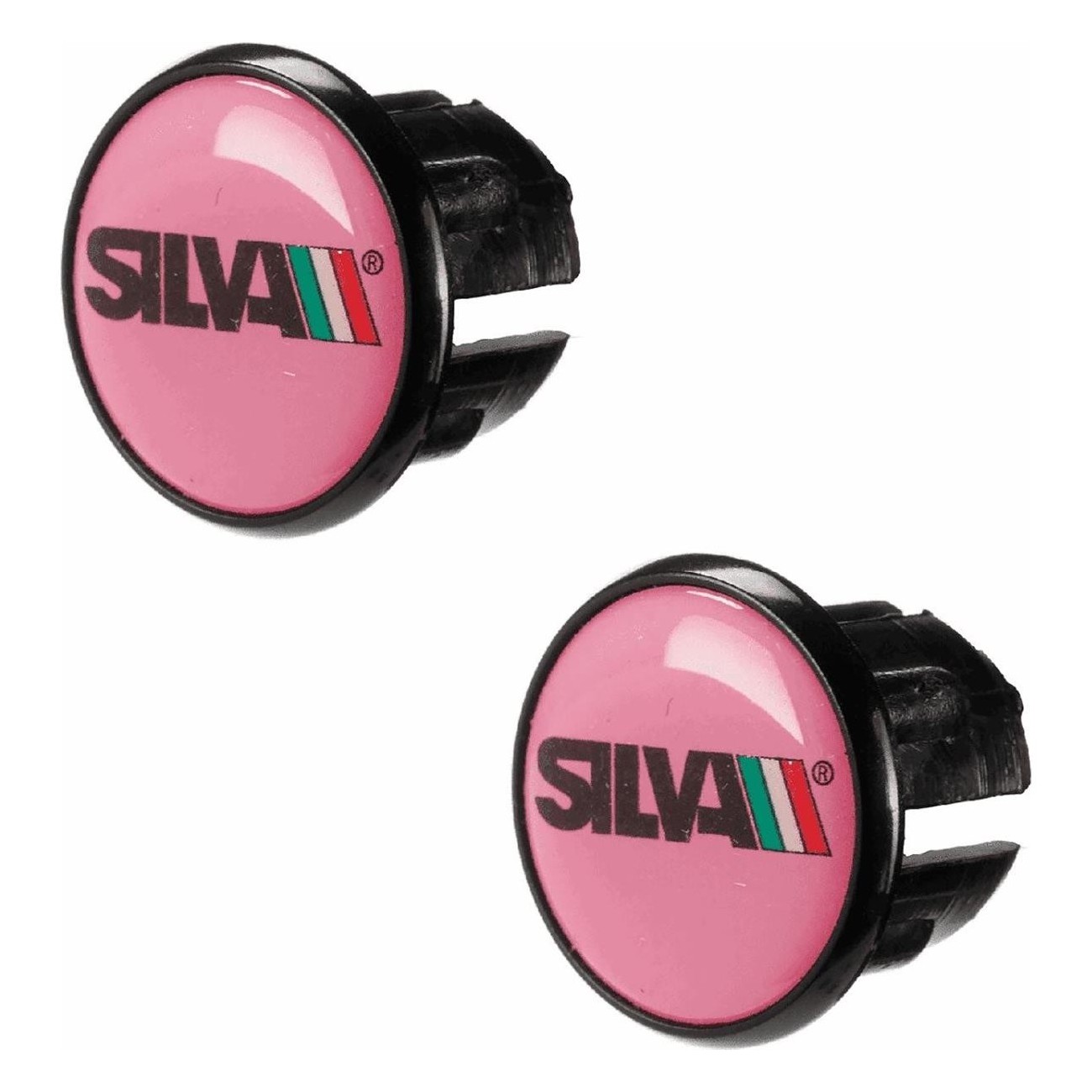 Pink Road Bike Handlebar Plugs - 2 Durable and Lightweight Pieces - 1