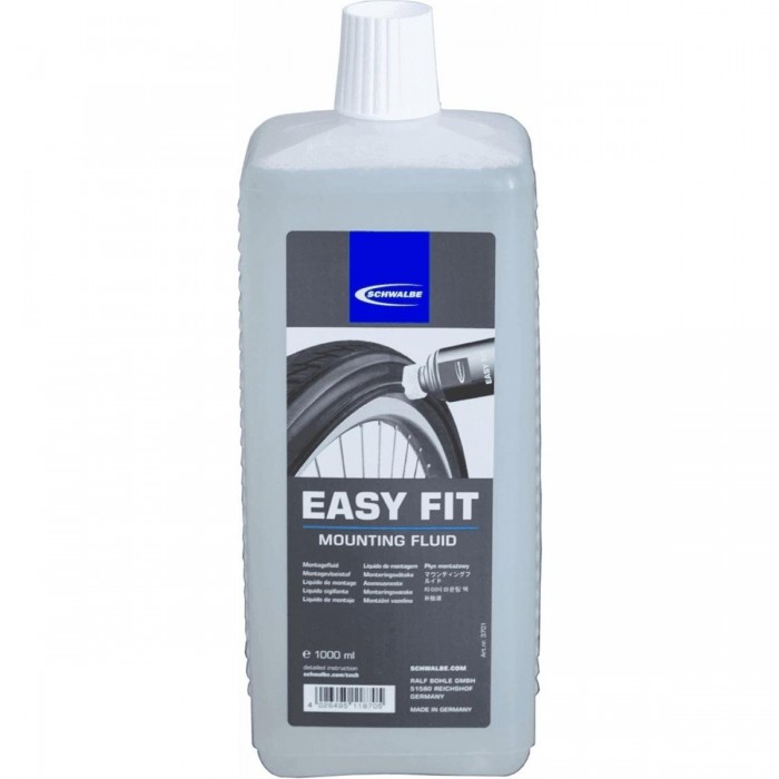 Easy Fit Tire Mounting Lubricant 1000ml - High Quality Fluid Bottle - 1