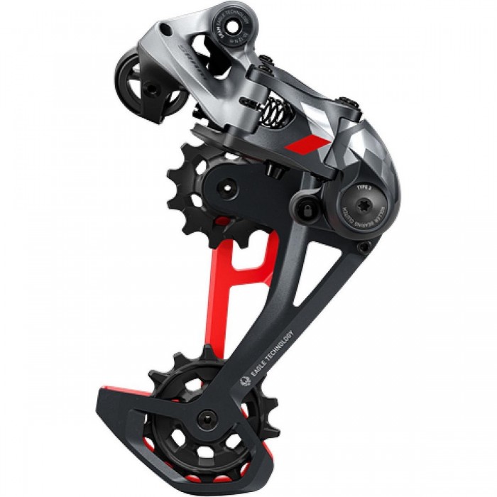 X01 Eagle 12-Speed Rear Derailleur Red, Max 52T Compatible - 1