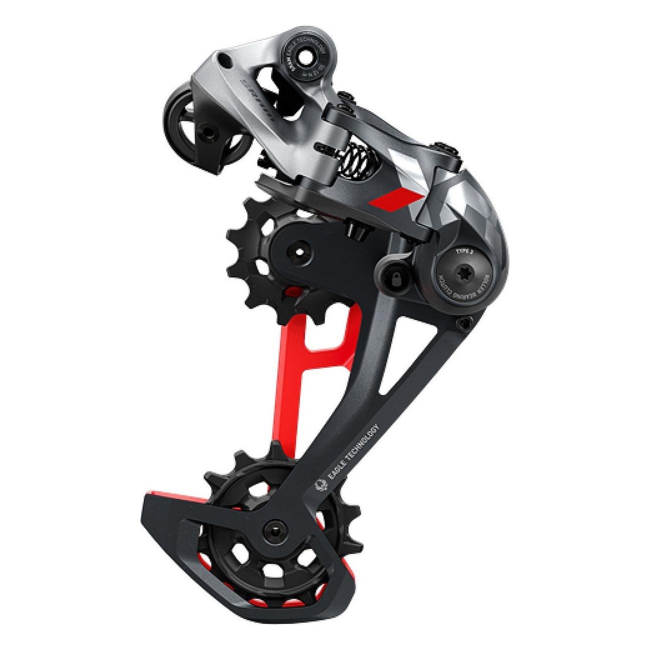 Dérailleur Arrière X01 Eagle 12 Vitesses Rouge, Compatible Max 52T - 1