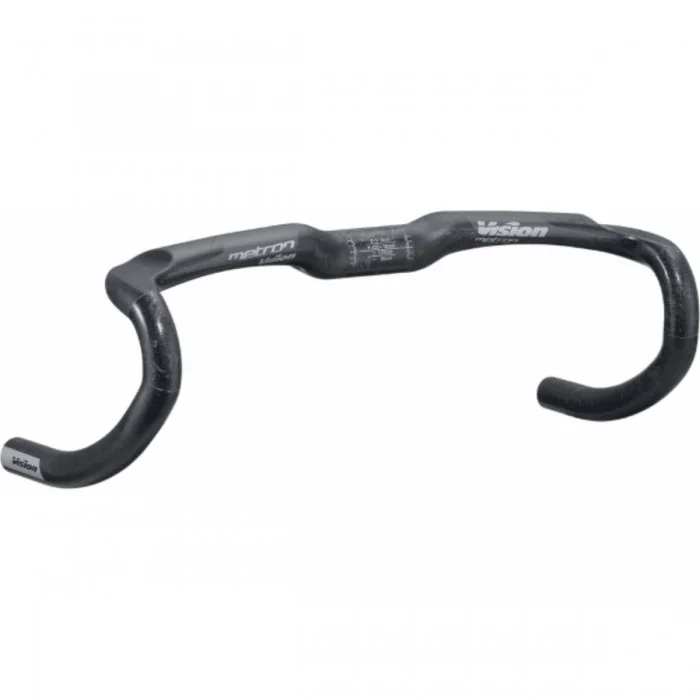 Metron 4D Carbon Drop Bar 31.8x440mm, Di2 Compatible, Grey Graphics - 1