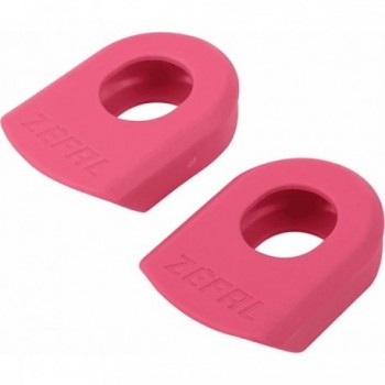 Crank Armor Pink Crankset Protectors in Thermoplastic for Sram and Shimano - 1