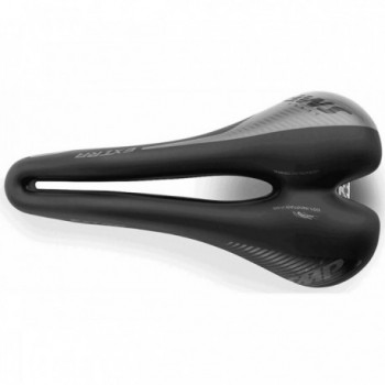 Matte Black Bike Saddle 2020 with High Padding for Road and Spinning - Optimal Comfort - 2