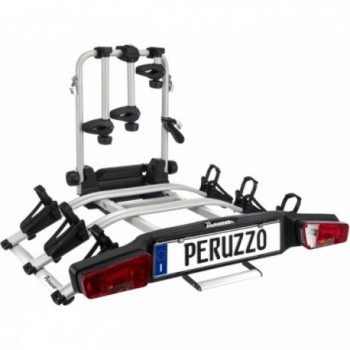 Zephyr Rear Bike Rack for Tow Bar - 3 Bikes, Ideal for E-Bikes, Aluminum - 1