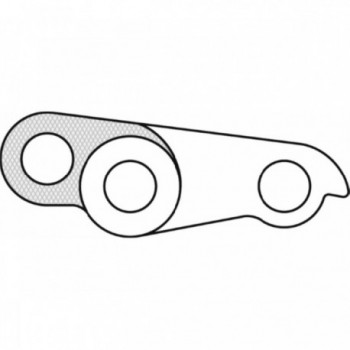 Schaltauge GH-087 aus leichtem und robustem Aluminium für Fahrrad - 1