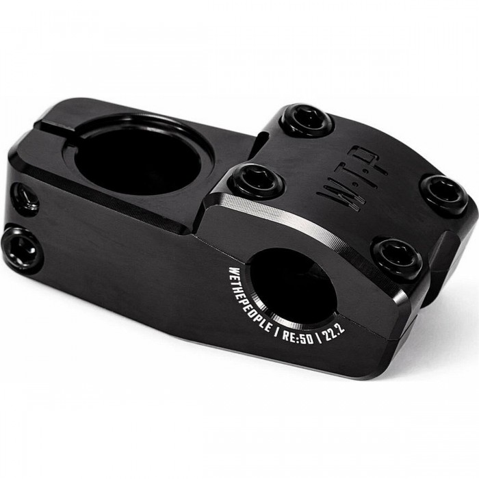 Wethepeople Logic Stem Black - 22.2 mm Clamp, Toploader, 6061-T6 Alloy, 50 mm - 1