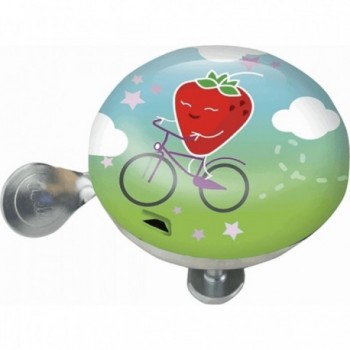 Steel Bike Bell 60mm with ICE CREAM Design - Fun Accessory for All Ages - 1