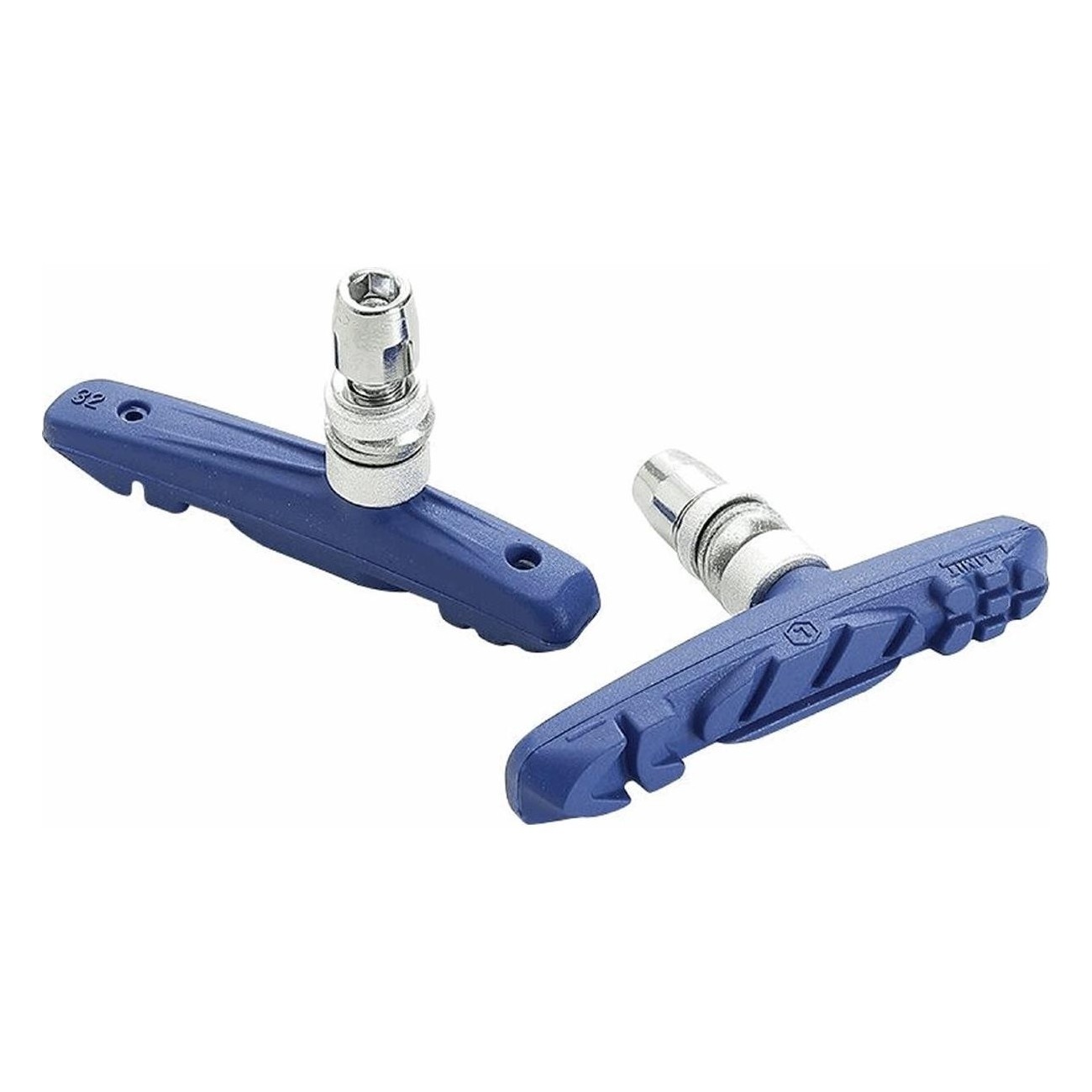 Frenos para E-bike 72mm Azules con Tuerca Antirruido ASHIMA (Par)  - 1