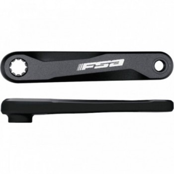 Par de bielas de 175mm en aluminio negro anodizado ISIS Drive Brose - 1