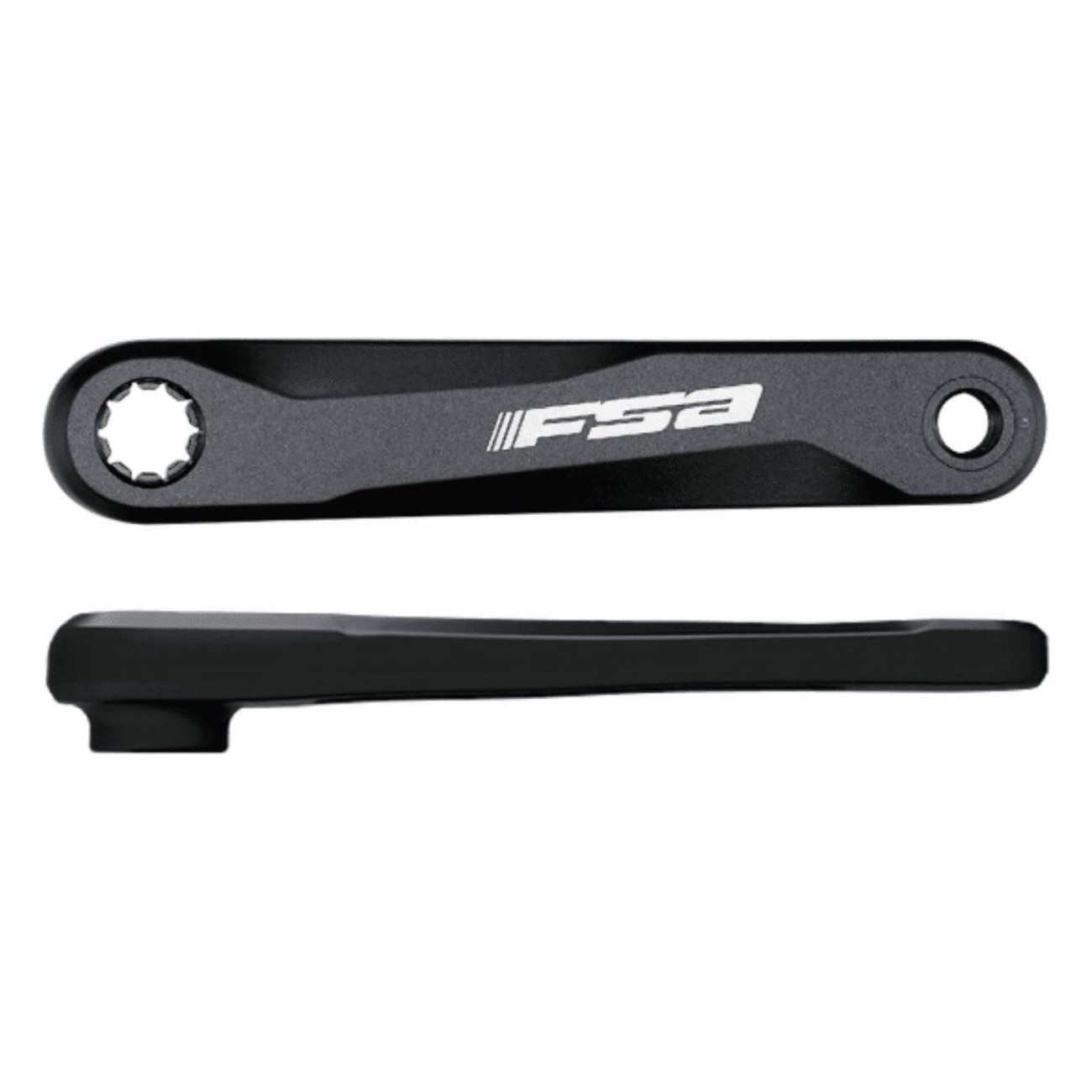 175mm Black Anodized Aluminum Crankset ISIS Drive Brose - 1