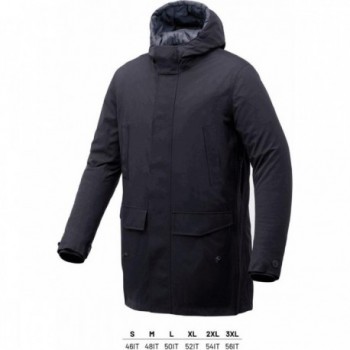 Dark Blue 2in1 Parka Jacket Size M CE Certified for Biking, Removable Design - 1