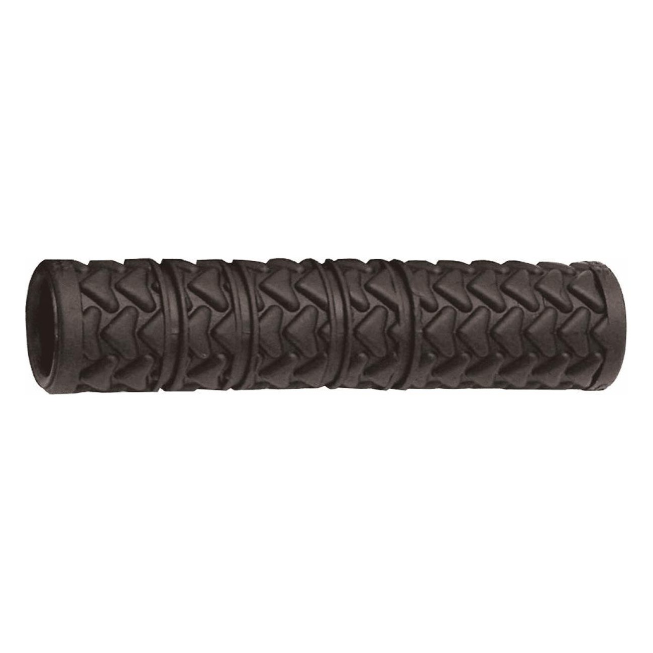 Puños MTB MVTEK 125x22mm de Goma PVC Negra con Sistema Revo - 1