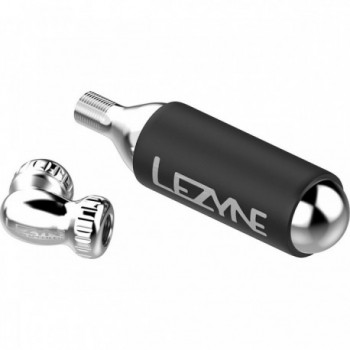 Bomba Lezyne CO2 Twin Speed Drive CNC con Cartucho 16g Plata - 2