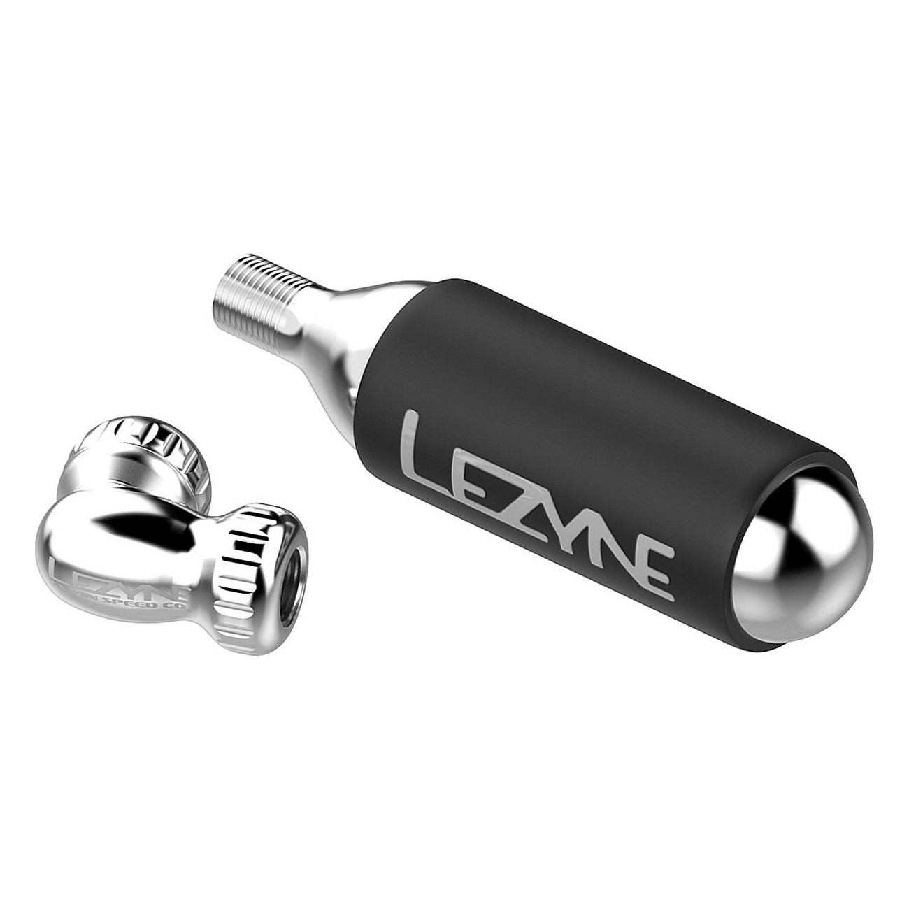 Bomba Lezyne CO2 Twin Speed Drive CNC con Cartucho 16g Plata - 2