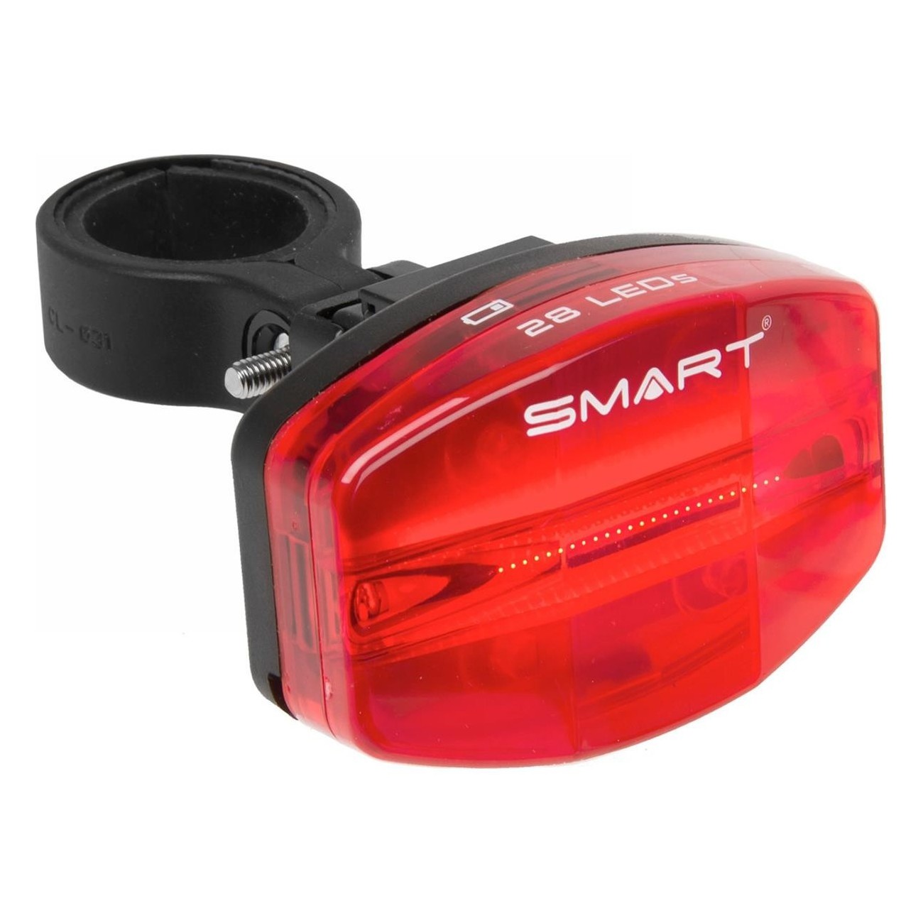 Smart Light Bar 28 Battery Rear Light, 20 Lumen, Black, StVZO Approved - 1