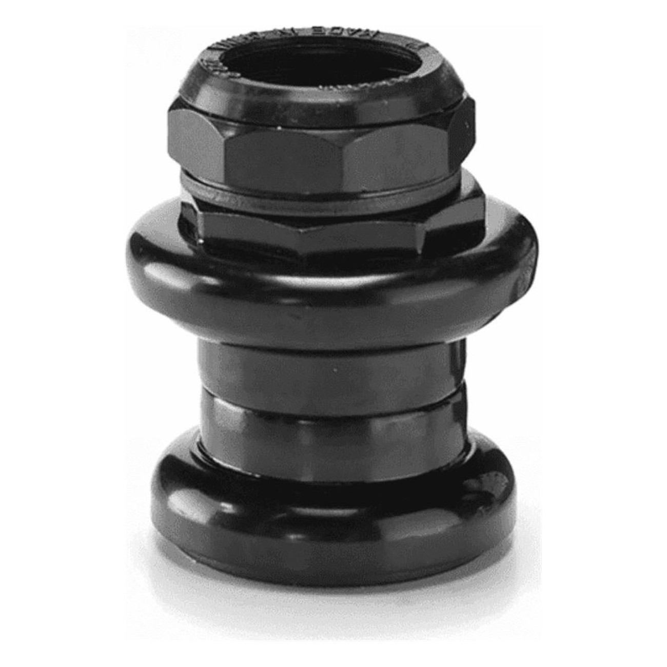 Série de direction filetée noire Ø intérieur 27 mm - Taille 1 (25,4 mm) pour vélo - 1