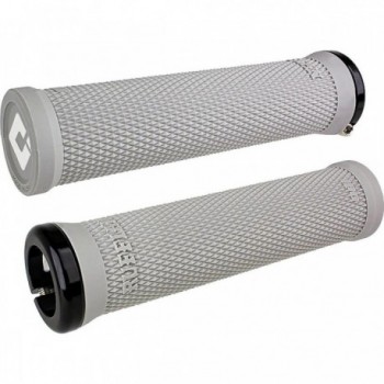 Empuñaduras Odi Grips Ruffian V2.1 Lock-On Grises 135 mm para BMX y MTB - 1