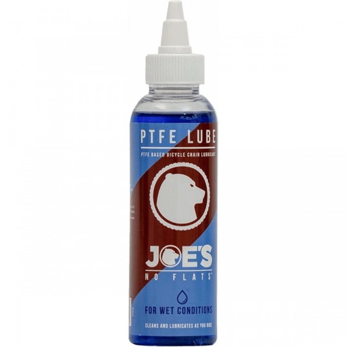 JOE'S Wet Chain Lubricant Oil 60ml with PTFE for Wet Conditions - 1