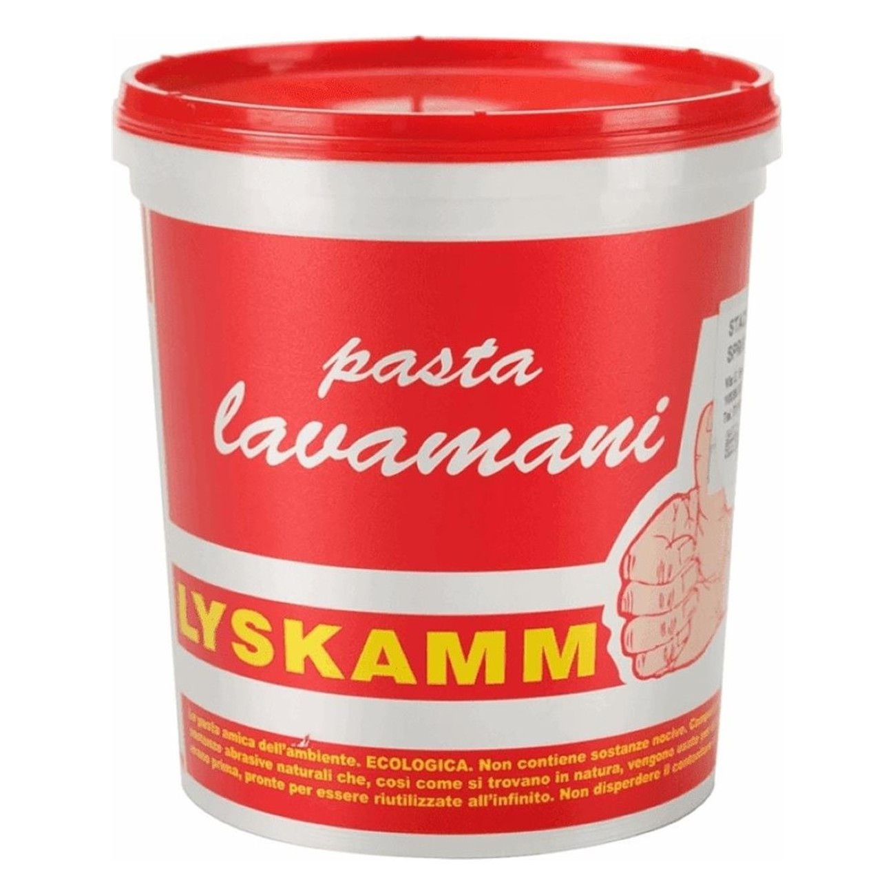 Pasta Lavamani LYSKAMM 1000g - Rimozione Efficace di Untumi da Oli e Grassi Minerali - 1 - Pulizia bici - 8032853110010