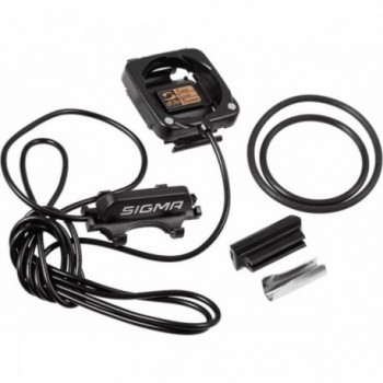 Ciclocomputador Sigma BC 500 con Cable, 5 Funciones, Negro - 2