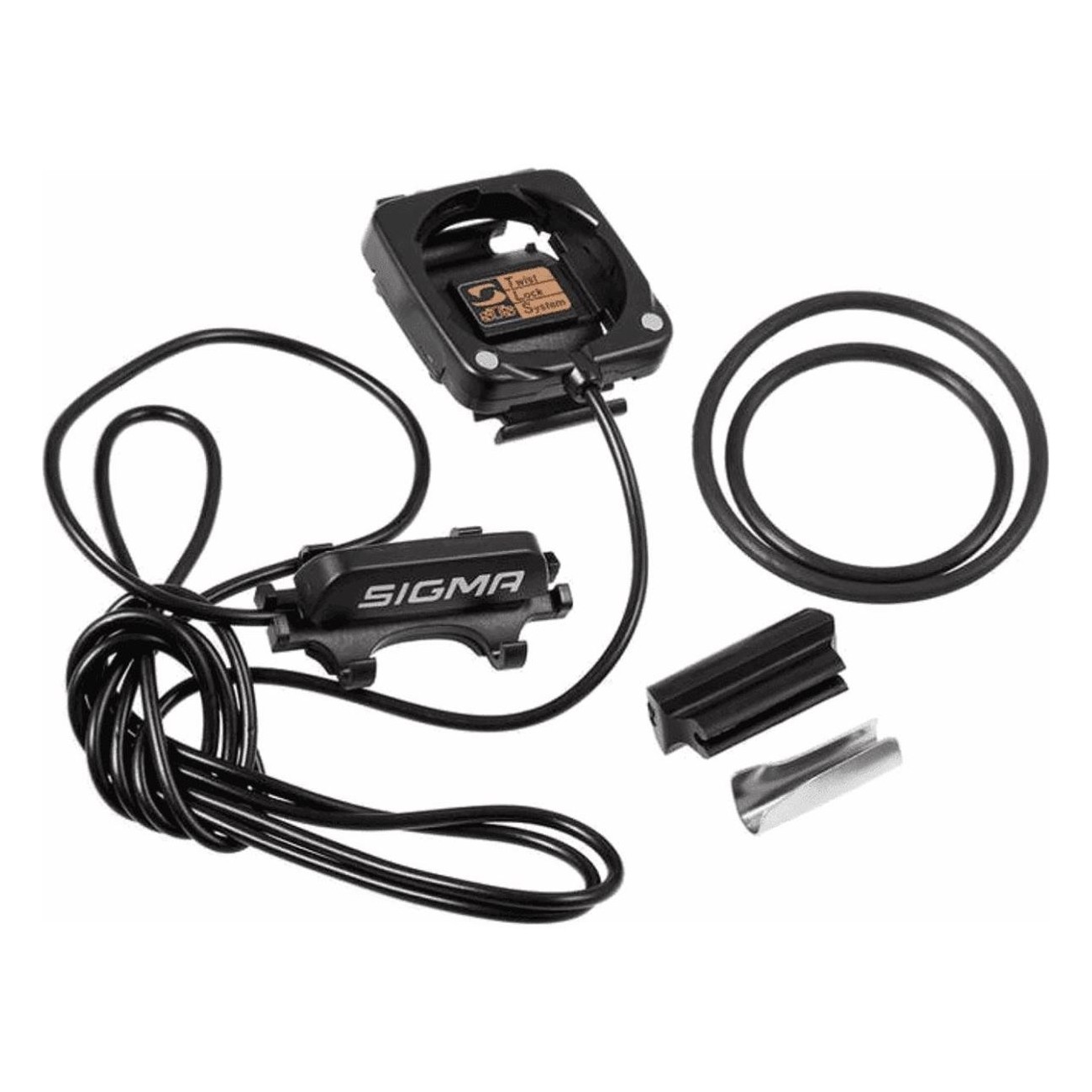 Ciclocomputador Sigma BC 500 con Cable, 5 Funciones, Negro - 2