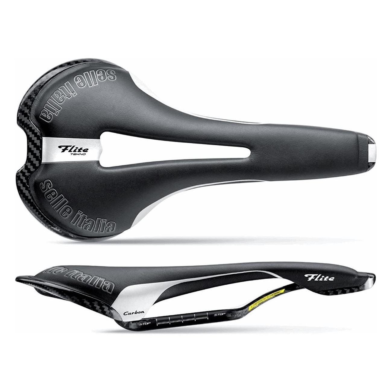 Flite Tekno Superflow Saddle Black 145x275mm - Lightweight 132g, Comfort - 1