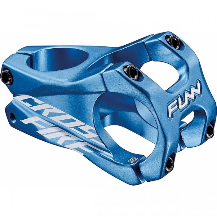 Attacco Manubrio MTB Crossfire 31,8x50mm in Alluminio Blu 0° 130g - FUNN - 1 - Attacchi manubrio - 4712931189766