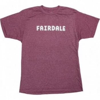 T-shirt Fairdale Outline Bourgogne - 100% Coton, Taille L - 1