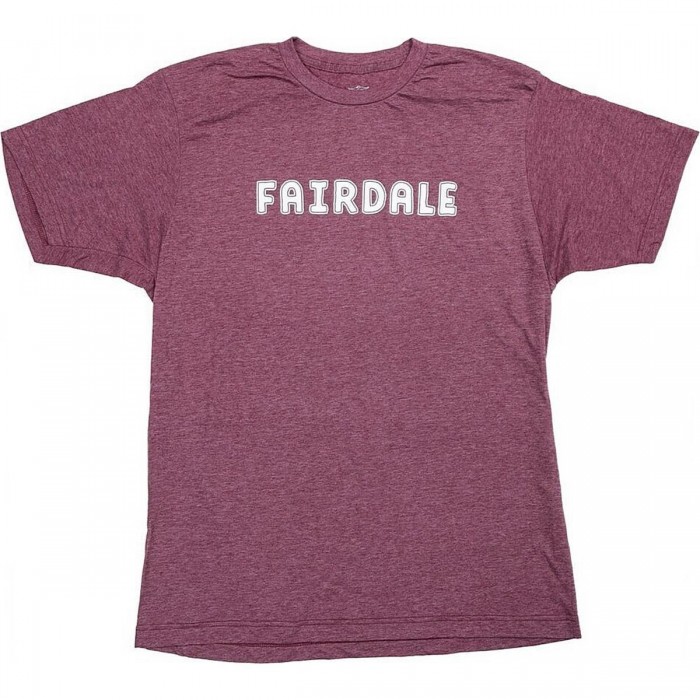 Camiseta Fairdale Outline Burdeos - 100% Algodón, Talla L - 1