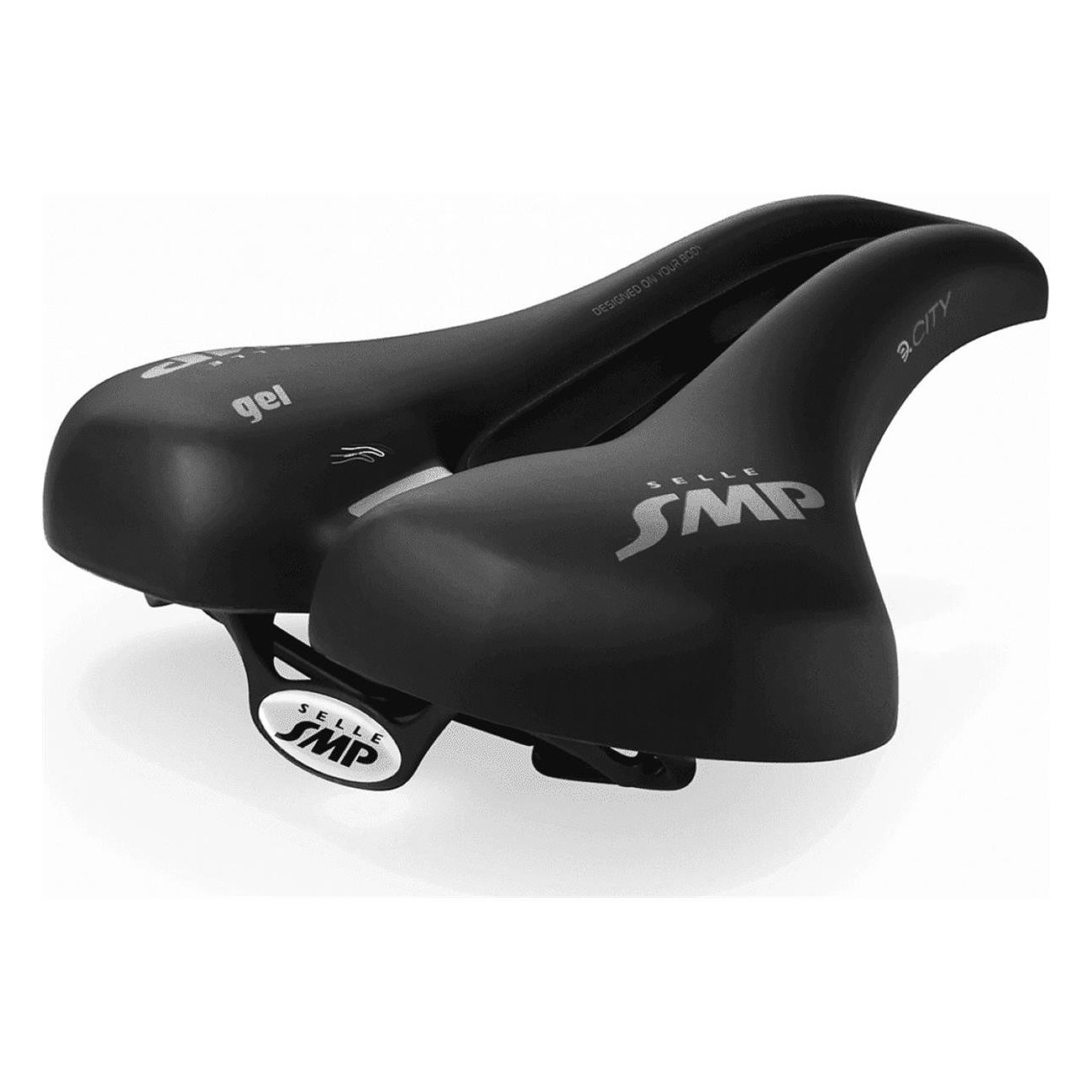 City E-bike Gel Saddle Black 2020 - Ergonomic and Comfortable for E-bikes - 1