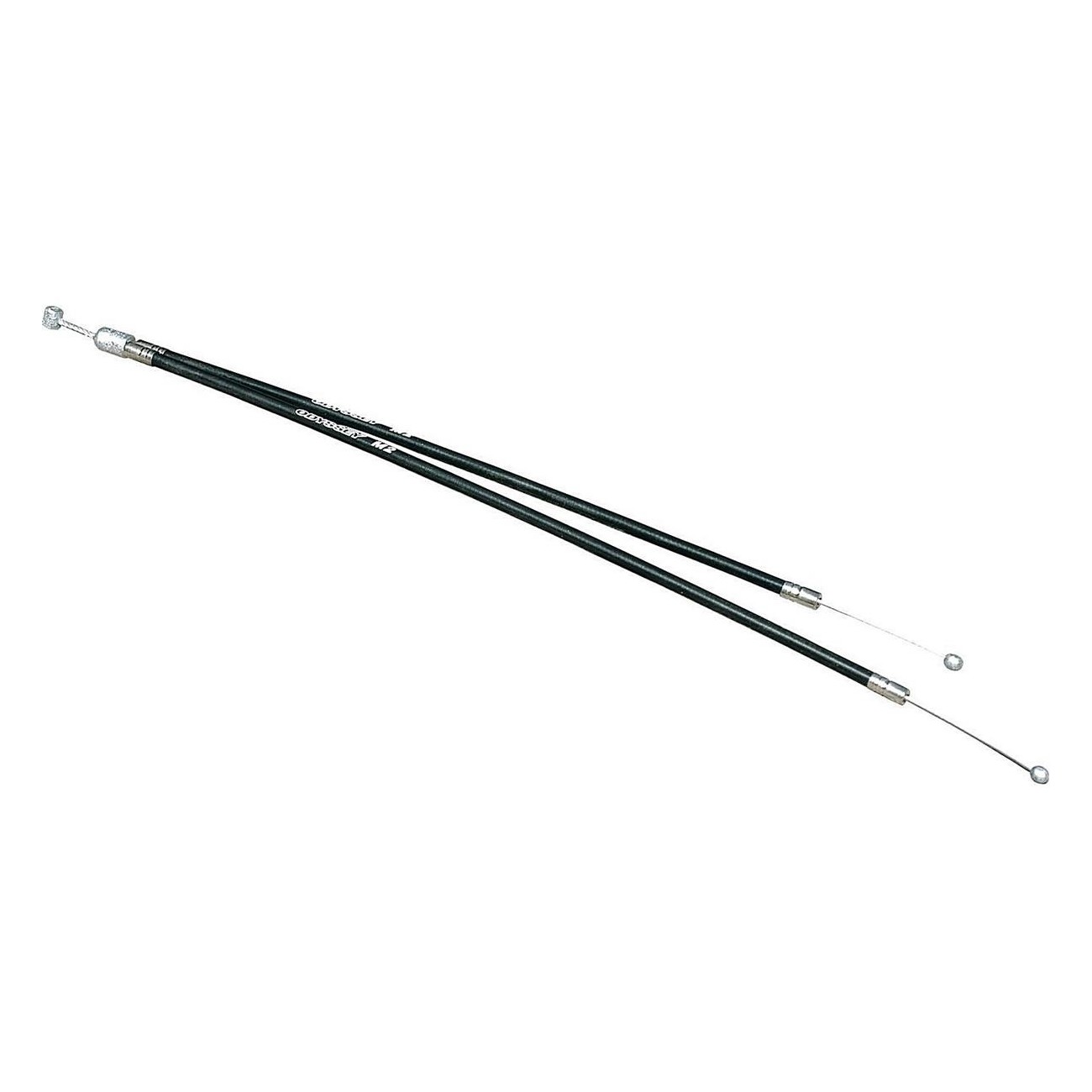 Cable Superior Doble M2 440mm Negro para BMX - Repuesto Esencial - 1