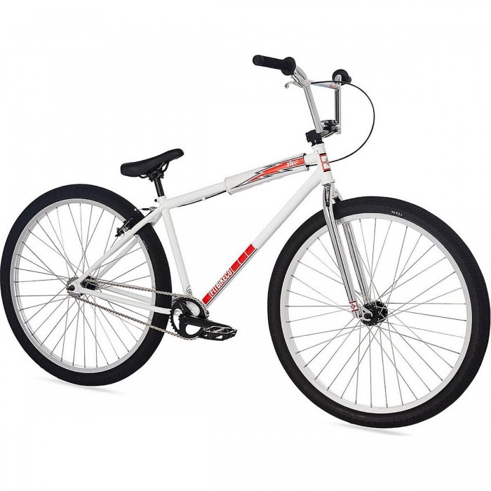 Bicicleta White Out Cromada 29' con Marco Cro-Mo, Color Blanco - 1