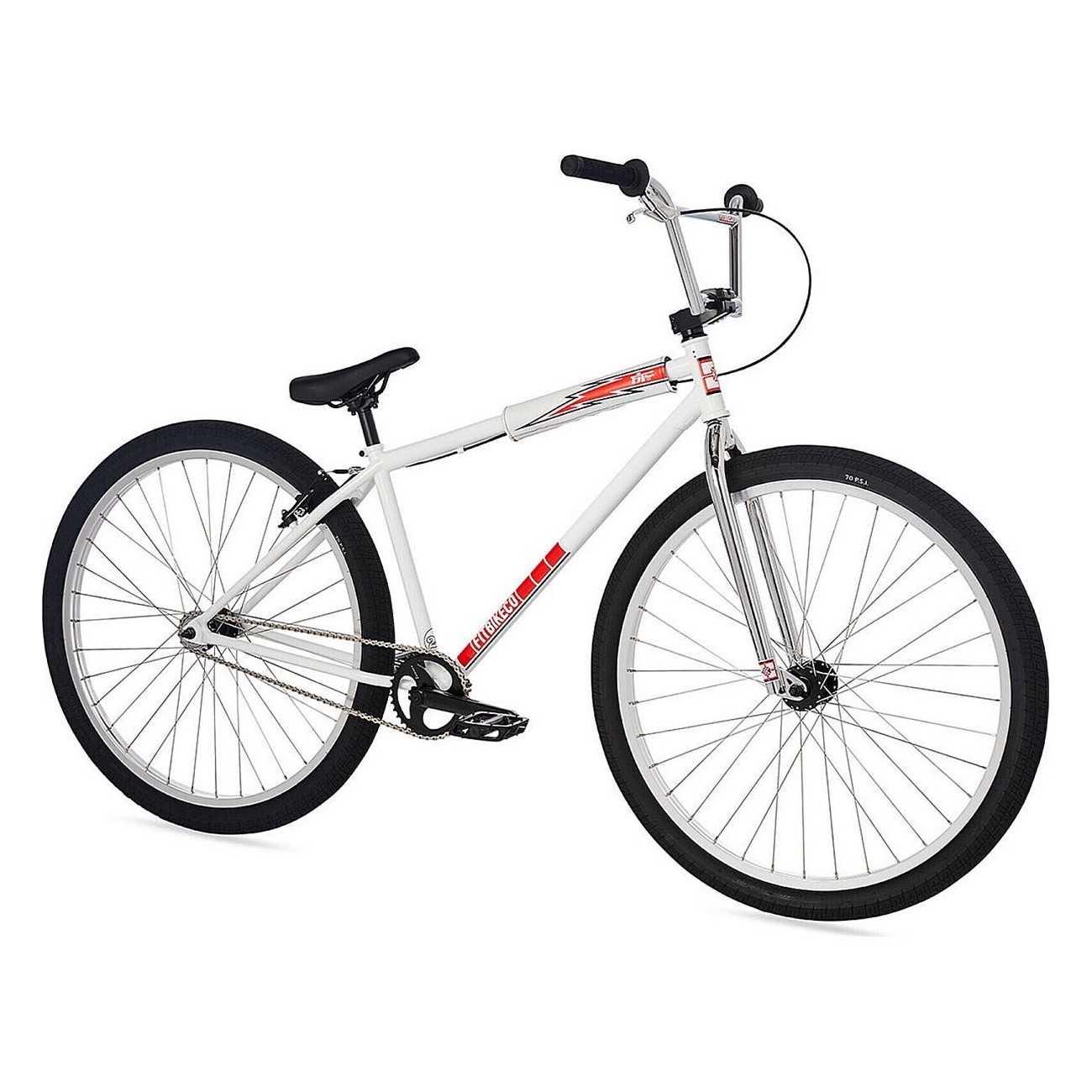 Bicicleta White Out Cromada 29' con Marco Cro-Mo, Color Blanco - 1