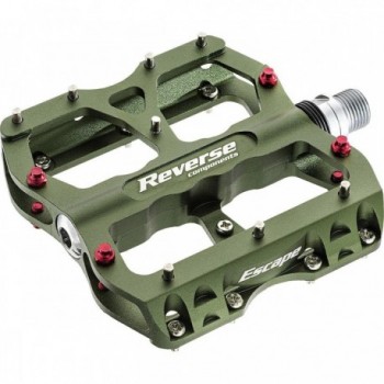 Olive Reverse Pedal MTB Pedals - Sturdy and Reliable for Bike Park - 1