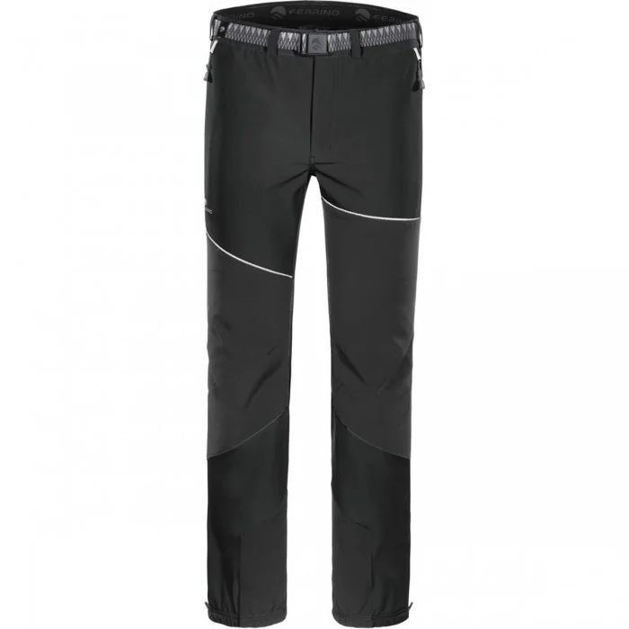 Pantalones técnicos Gerlach hombre negros talla 56 para alpinismo trekking - 1