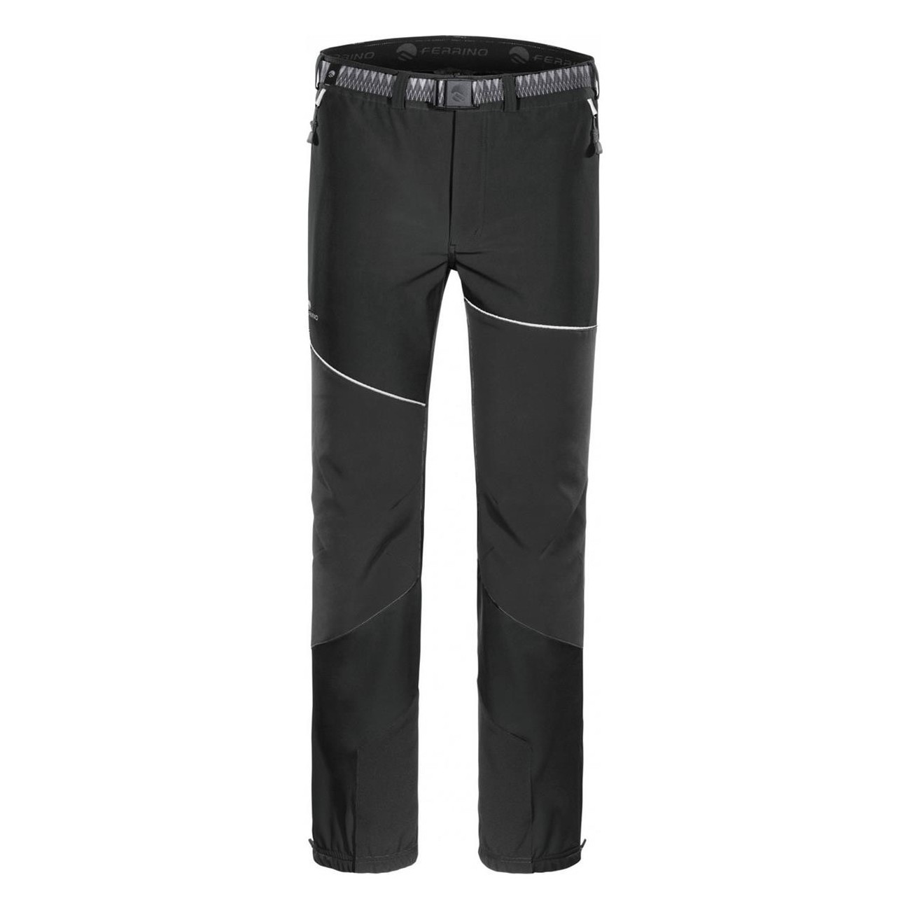 Pantalones técnicos Gerlach hombre negros talla 56 para alpinismo trekking - 1