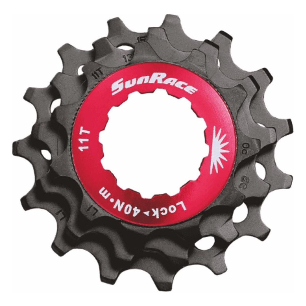 Kit MTB 10V con Ghiera e 3 Pignoni 11-13-15 Nero - Compatibile Shimano/Sram HG - 1 - Cassette - 4710944264159