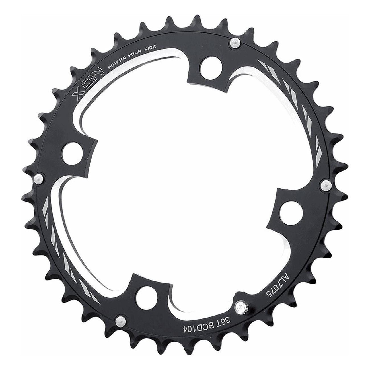 Shimano Innenkranz 22 Zähne BCD 64mm aus CNC-Aluminium Schwarz - 1