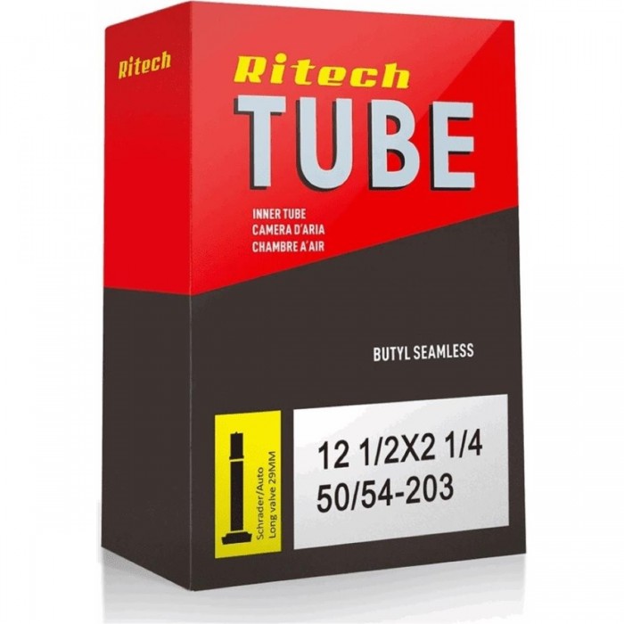 Ritech Inner Tube 12 1/2x1.75x2 1/4 with 29mm Auto Valve - Standard - 1