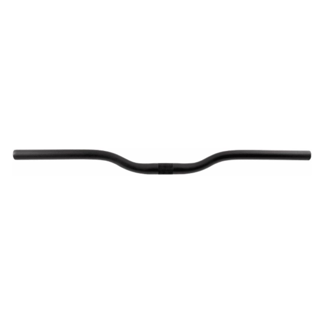 Black Satin Aluminum MTB Handlebar 640mm Ø25.4mm with 30mm Rise and 6° Back Sweep - 1